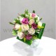 Bouquet de Rosas blancas y Lisianthus